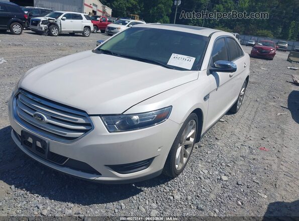 1FAHP2F8XHG110313 2017 FORD TAURUS White წინა მარცხენა ხედი სამი მეოთხედიდან