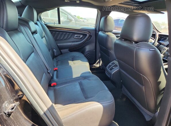 1FAHP2F8XJG126307 2018 FORD TAURUS Black Vista de los asientos traseros