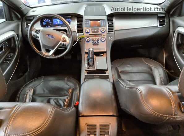 1FAHP2H82HG126292 2017 FORD TAURUS Black Вид панелі приладів