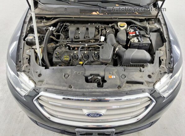 1FAHP2H82HG126292 2017 FORD TAURUS Black Вид задньої частини салону