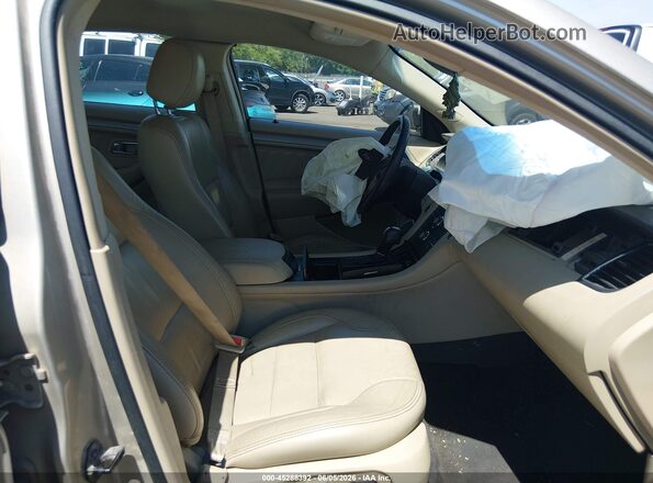 1FAHP2H85HG112046 2017 FORD TAURUS Бежевый Вид салона спереди