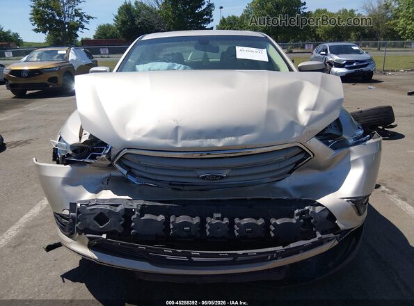 1FAHP2H85HG112046 2017 FORD TAURUS Бежевый Вид щитка приборов