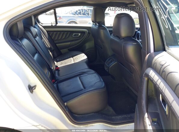 1FAHP2H89GG126000 2016 FORD TAURUS White VIN კოდის სტიკერის ხედი