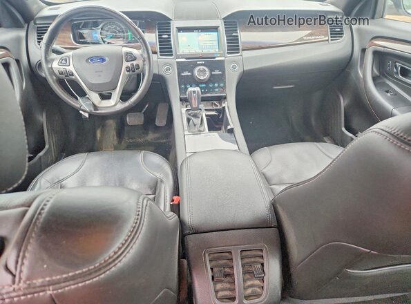 1FAHP2J80GG100167 2016 FORD TAURUS Белый Вид панели приборов