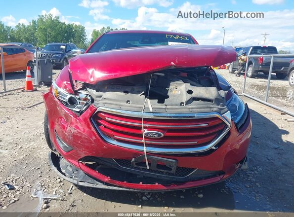 1FAHP2J87GG112395 2016 FORD TAURUS Maroon Вид щитка приладів