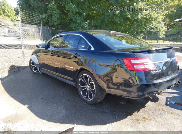 1FAHP2KT3GG100375 2016 FORD TAURUS Black Trasero izquierdo