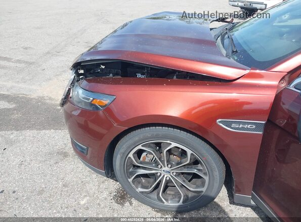 1FAHP2KT3GG140164 2016 FORD TAURUS Dark Brown Вид спереду