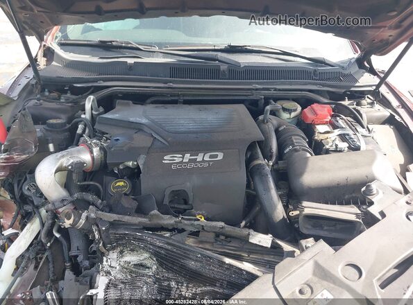 1FAHP2KT3GG140164 2016 FORD TAURUS Dark Brown Вид ззаду