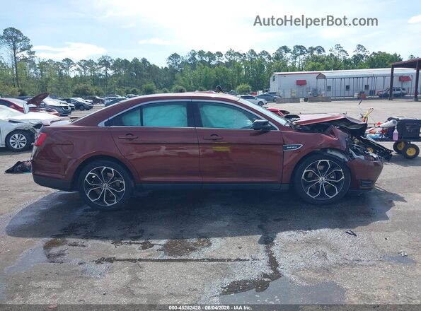 1FAHP2KT3GG140164 2016 FORD TAURUS Dark Brown Вид задньої частини салону
