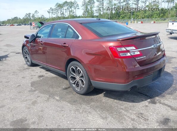 1FAHP2KT3GG140164 2016 FORD TAURUS Dark Brown Задня ліва чверть