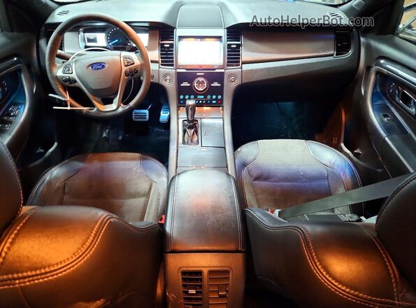 1FAHP2KT6GG124752 2016 FORD TAURUS Black Dashboard view