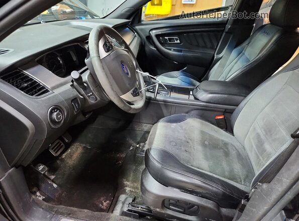 1FAHP2KT6GG124752 2016 FORD TAURUS Black Front interior view
