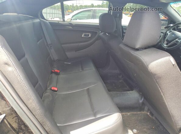 1FAHP2MK4GG103483 2016 FORD TAURUS Black უკანა სავარძლების ხედი