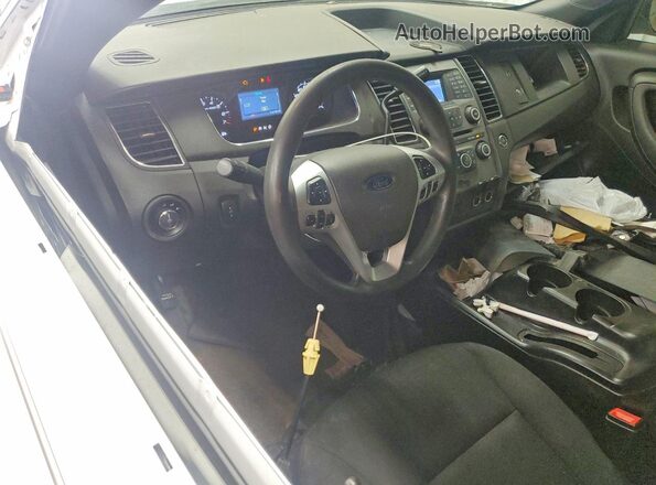 1FAHP2MK7KG101445 2019 FORD TAURUS Белый Вид панели приборов