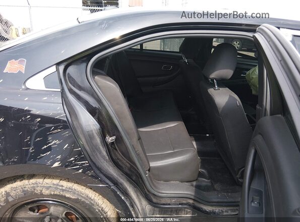 1FAHP2MT0KG102218 2019 FORD POLICE INTERCEPTOR Black VIN კოდის სტიკერის ხედი