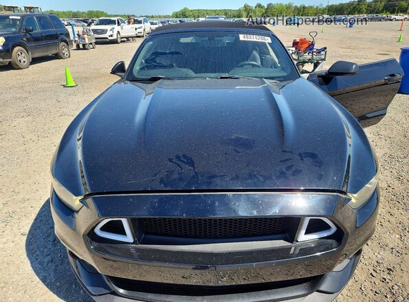 1FATP8EM1H5212204 2017 FORD MUSTANG Black Rear interior view