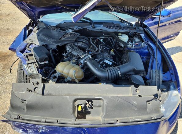 1FATP8EM4G5311940 2016 FORD MUSTANG Blue Вид задньої частини салону