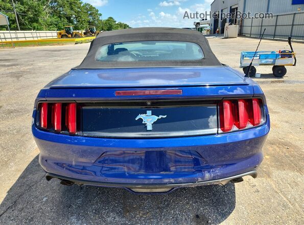 1FATP8EM4G5311940 2016 FORD MUSTANG Blue Вид ззаду