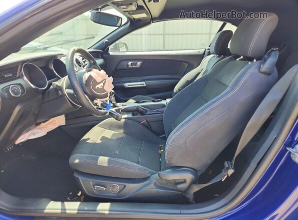1FATP8EM4G5311940 2016 FORD MUSTANG Blue Вид салону спереду