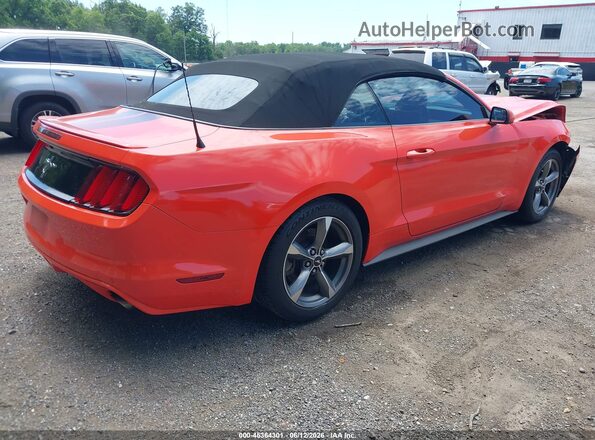 1FATP8EM5G5306309 2016 FORD MUSTANG Orange Tył prawy