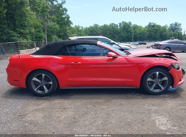 1FATP8EM5G5306309 2016 FORD MUSTANG Orange Widok wnętrza z tyłu