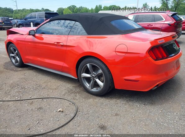 1FATP8EM5G5306309 2016 FORD MUSTANG Orange Tył lewy
