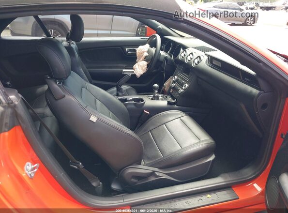 1FATP8EM5G5306309 2016 FORD MUSTANG Orange Widok wnętrza z przodu