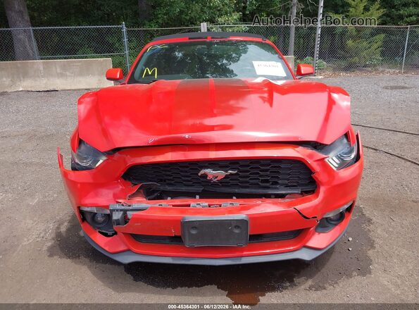 1FATP8EM5G5306309 2016 FORD MUSTANG Orange Widok zestawu wskaźników