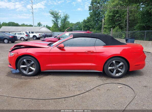 1FATP8EM5G5306309 2016 FORD MUSTANG Orange Widok wnętrza 360 stopni