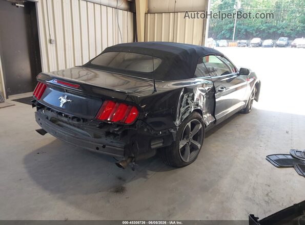 1FATP8EM8G5243142 2016 FORD MUSTANG Black Tył prawy