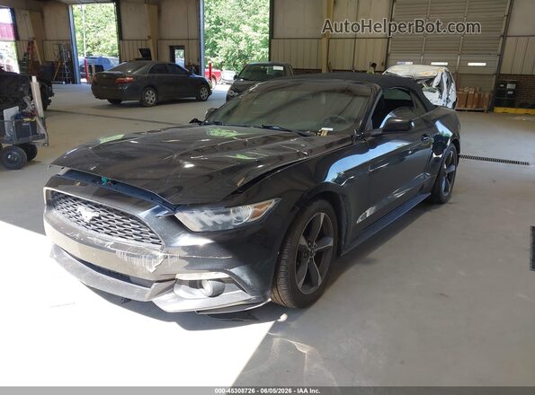 1FATP8EM8G5243142 2016 FORD MUSTANG Black Przód lewy