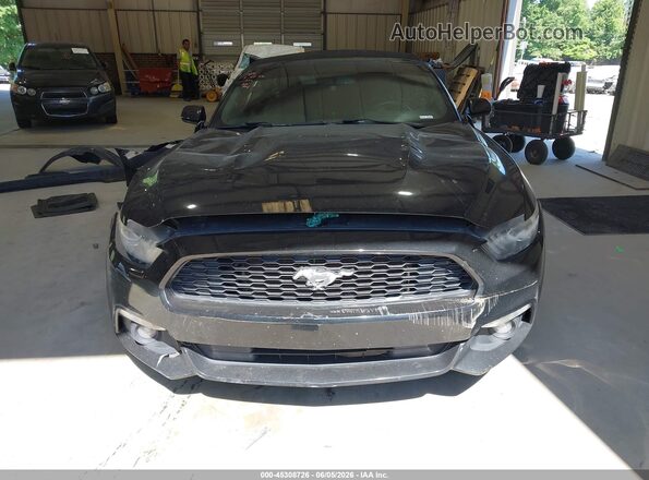 1FATP8EM8G5243142 2016 FORD MUSTANG Black Widok wnętrza z tyłu