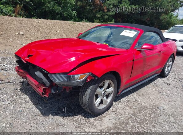 1FATP8EM8G5281101 2016 FORD MUSTANG Red Vista tres cuartos delantera izquierda