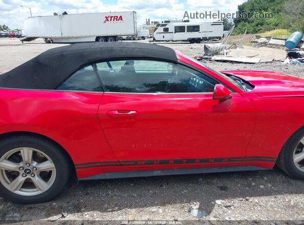 1FATP8EM8G5281101 2016 FORD MUSTANG Red Vista interior trasera