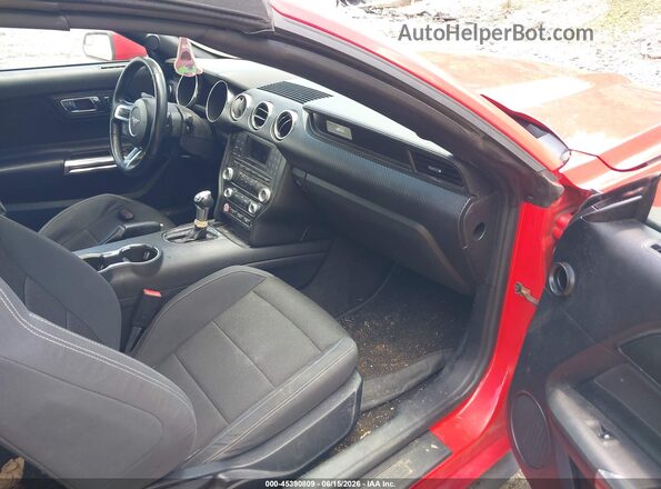 1FATP8EM8G5281101 2016 FORD MUSTANG Red Vista interior delantera