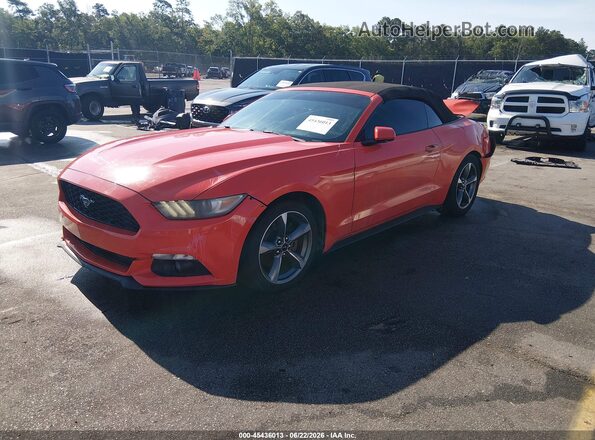 1FATP8EM9G5274531 2016 FORD MUSTANG Orange Vista tres cuartos delantera izquierda