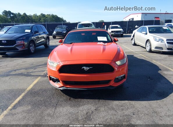 1FATP8EM9G5274531 2016 FORD MUSTANG Orange Vista interior trasera