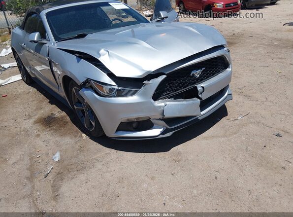 1FATP8EMXG5222177 2016 FORD MUSTANG Silver Вид спереду