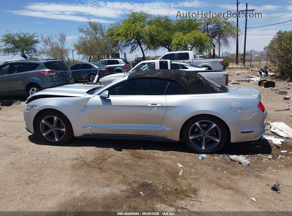 1FATP8EMXG5222177 2016 FORD MUSTANG Silver Вид задньої частини салону