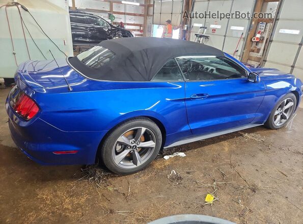 1FATP8EMXH5345964 2017 FORD MUSTANG Blue Задня права чверть