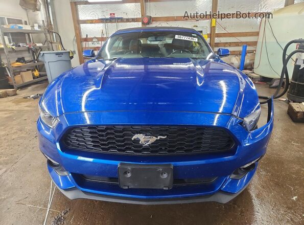 1FATP8EMXH5345964 2017 FORD MUSTANG Blue Вид спереду