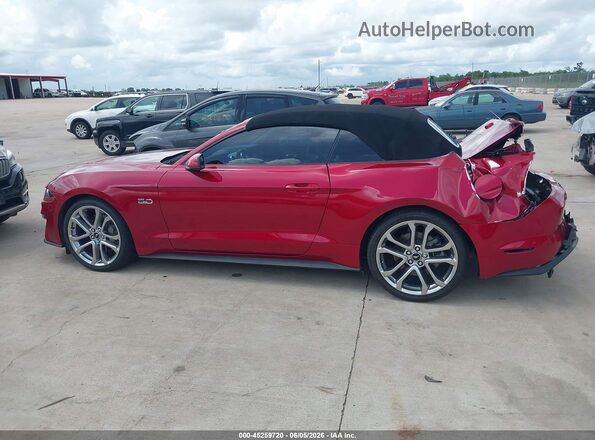 1FATP8FF0L5159715 2020 FORD MUSTANG Red 360 interior view