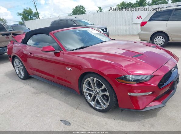 1FATP8FF0L5159715 2020 FORD MUSTANG Red Rear interior view
