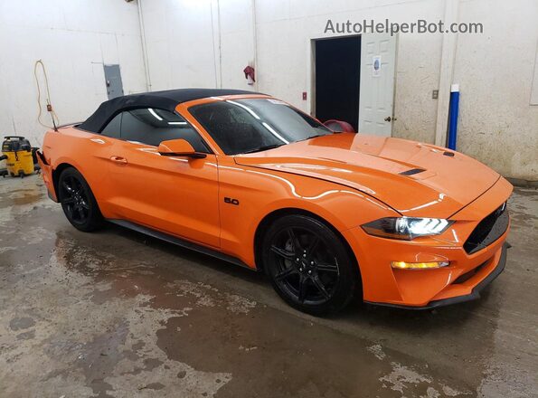 1FATP8FF0L5188180 2020 FORD MUSTANG Orange წინა მარჯვენა