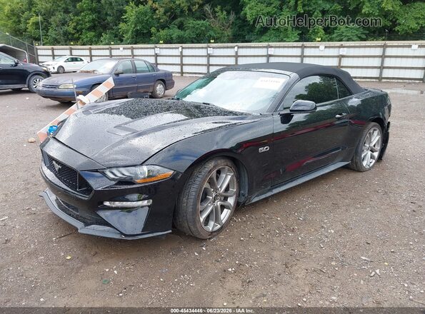 1FATP8FF1J5102761 2018 FORD MUSTANG Black Przód lewy
