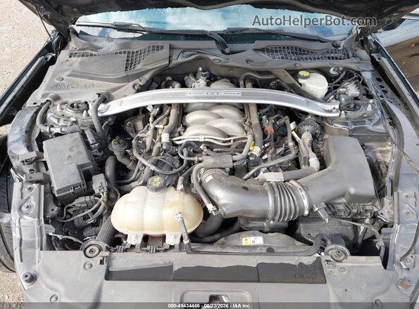 1FATP8FF1J5102761 2018 FORD MUSTANG Black Widok z tyłu