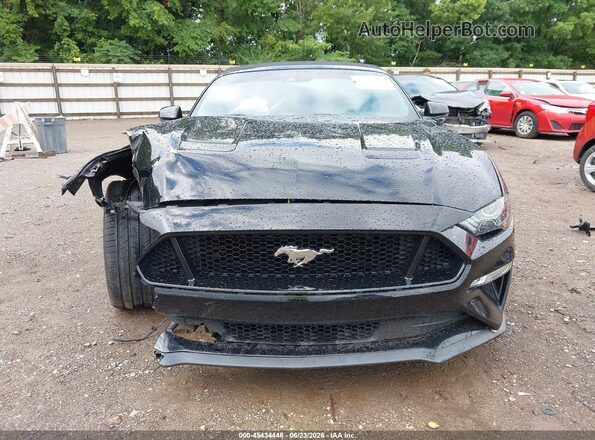 1FATP8FF1J5102761 2018 FORD MUSTANG Black Widok wnętrza z tyłu