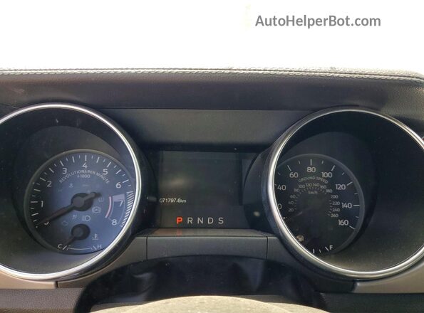 1FATP8FF2L5157237 2020 FORD MUSTANG White Instrument cluster view