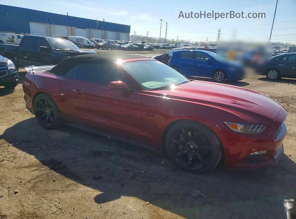 1FATP8FF3G5230301 2016 FORD MUSTANG Красный Передняя правая четверть