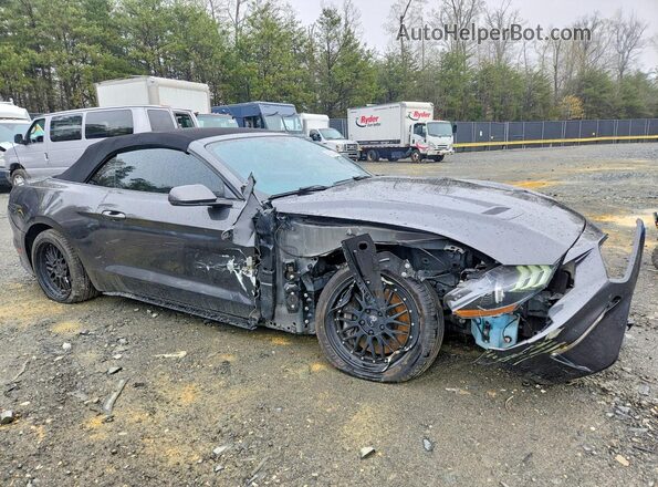 1FATP8FF4K5169940 2019 FORD MUSTANG Gray Przód prawy
